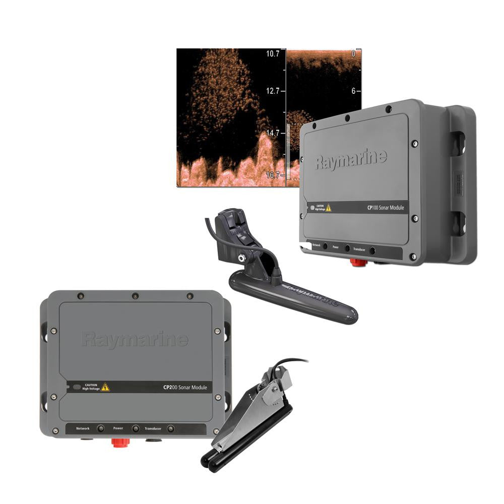 Raymarine CP100 & CP200 System Pack w-CPT-100 & CPT-200 TM Transducers