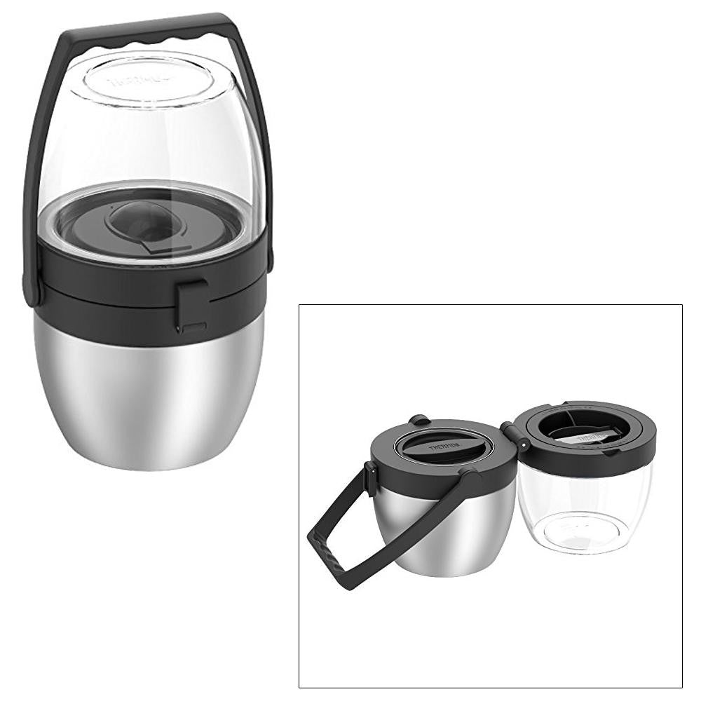 Thermos Dual Compartment Food Jar - 16 oz. w-Top Storage - 20 oz.