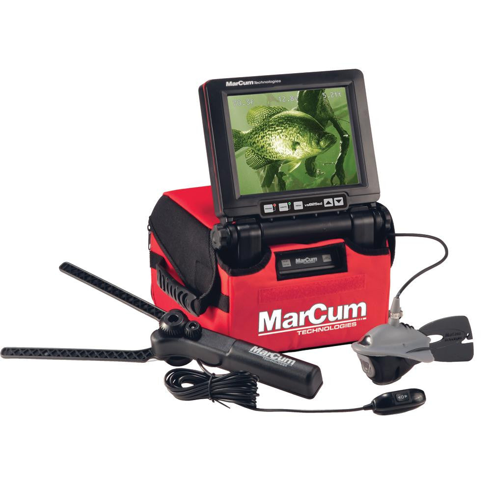 MarCum VS825SD Underwater Viewing System - 8"H2D LCD Color w-OSD