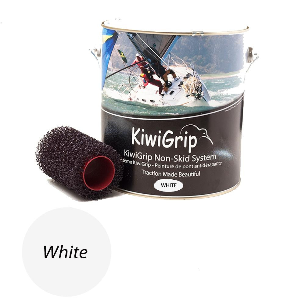 KiwiGrip 4 Liter Can - White & 4" Roller