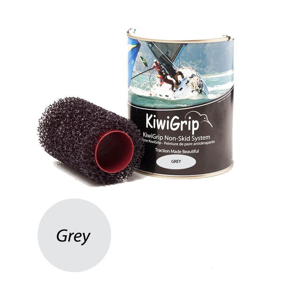 KiwiGrip 1 Liter Can - Grey & 4" Roller