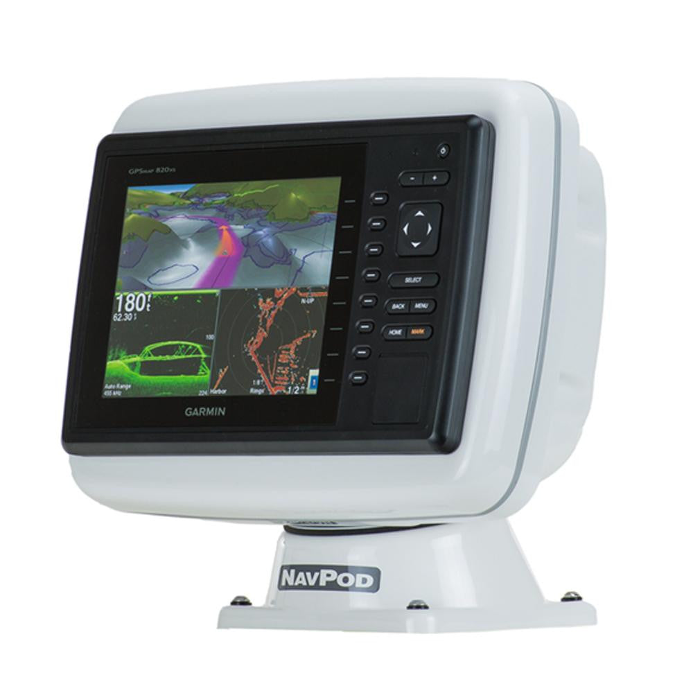 NavPod PP4800-12 PowerPod Pre-Cut f-Garmin 820 - 820XS - 840 - 840XS - 6008 - 6208