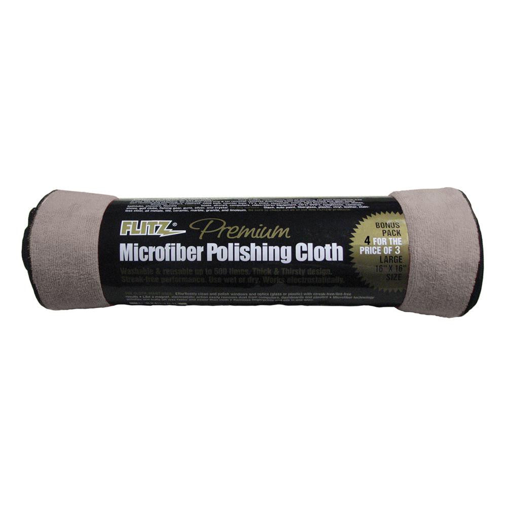 Flitz Microfiber Polishing Cloth - 16" x 16" - Single Bag