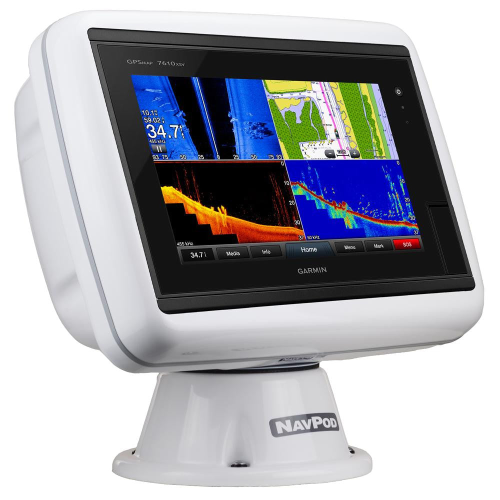 NavPod PP5050-19 PowerPod Pre-Cut f-Garmin GPSMAP 7410, 7410xsv, 7610 & 7610xsv