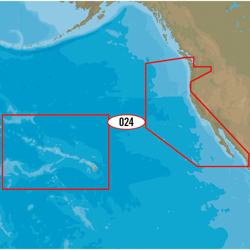 C-MAP MAX-N+ NA-Y024 - USA, West Coast & HI