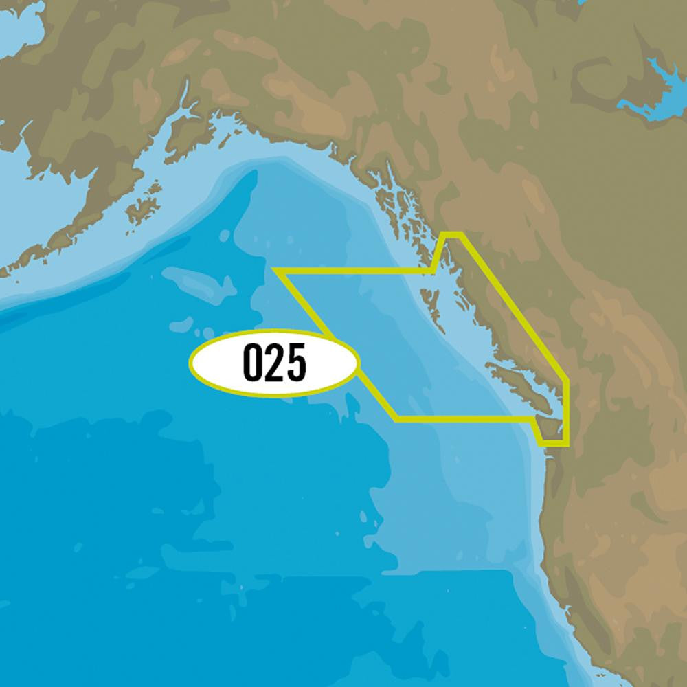 C-MAP MAX-N+ NA-Y025 - Canada West Including Puget Sound