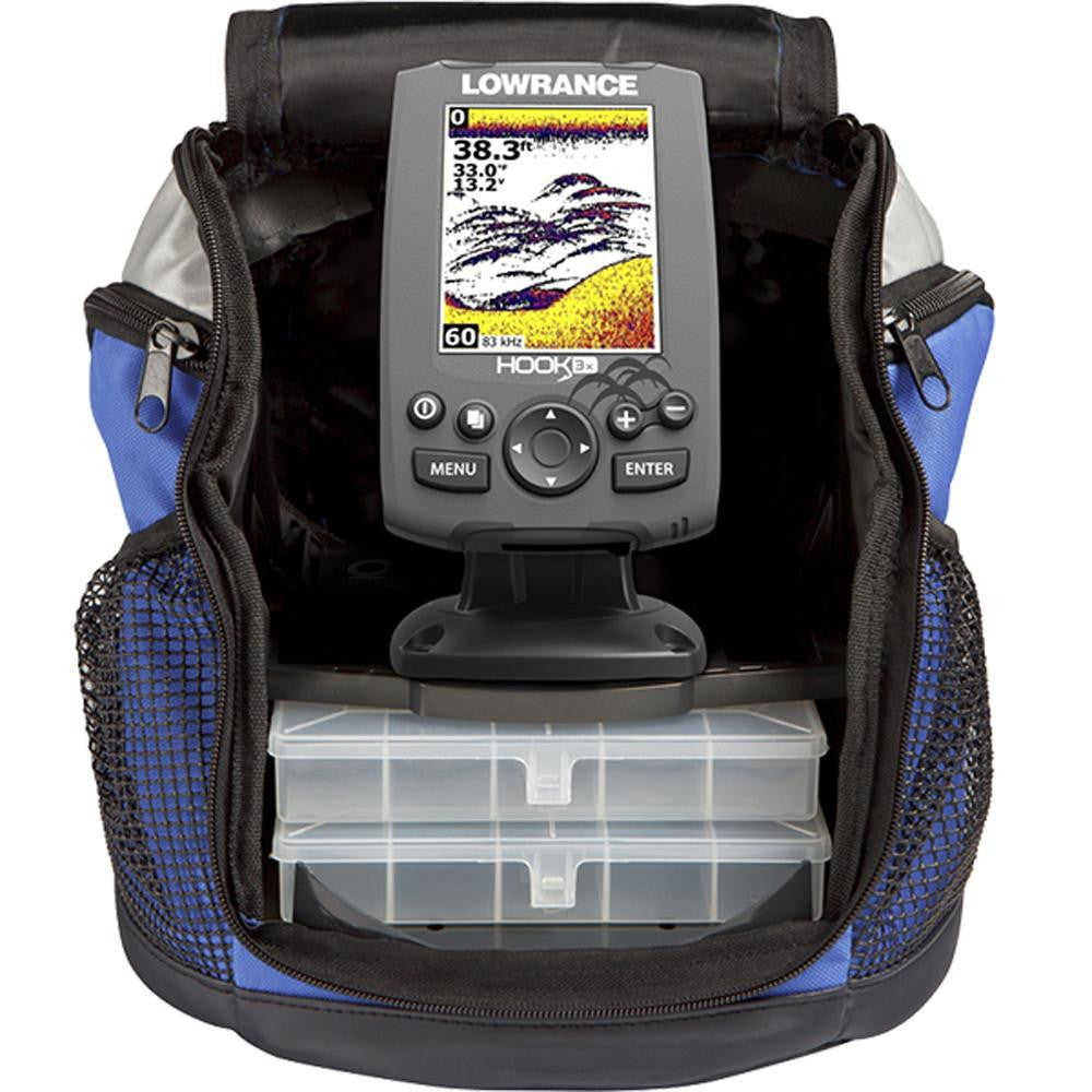 Lowrance HOOK-3x Fishfinder All Season Pack w-83-200 Transom Mount Transducer