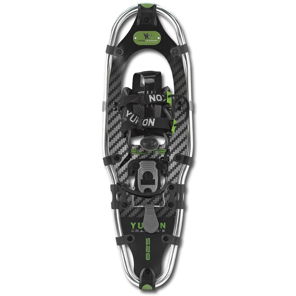 Yukon Charlie's Elite Series Snowshoe - 8" x 25" - Carbon-Green