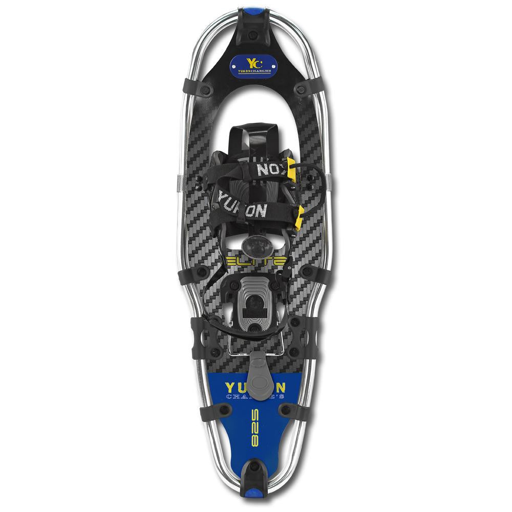 Yukon Charlie's Elite Series Snowshoe - 8" x 25" - Carbon-Blue