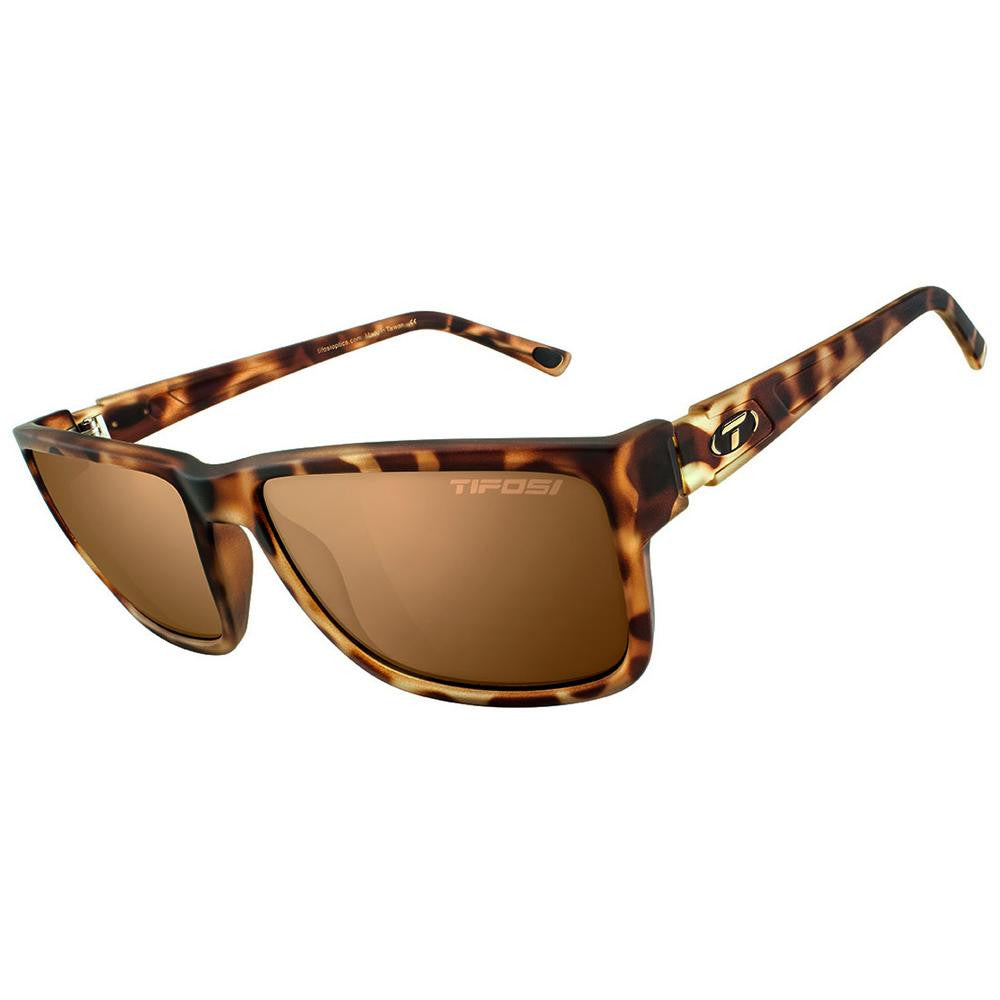 Tifosi Hagen XL Brown Polarized Lens Sunglasses - Matte Tortoise