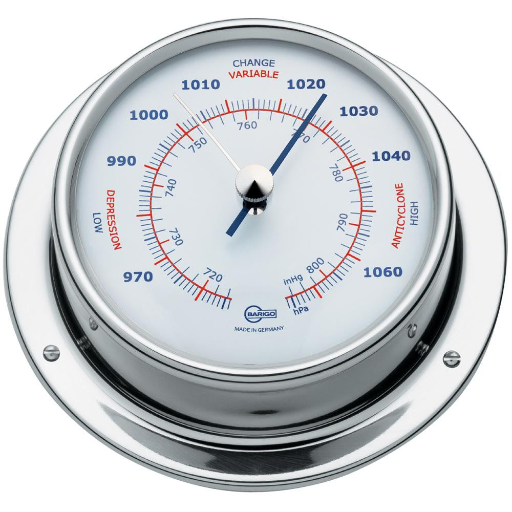 BARIGO Sky Series Ship's Barometer - Stainless Steel Housing - 3.3" Dial - US Version