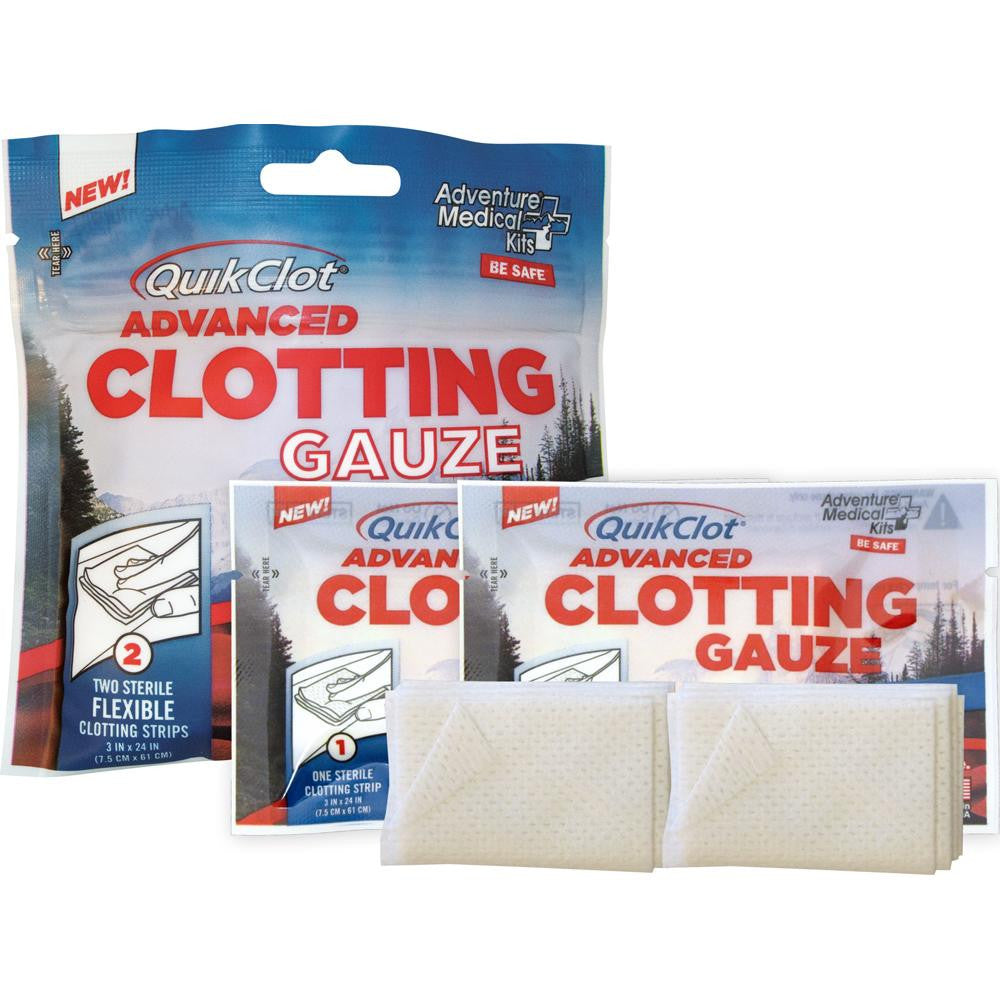 Adventure Medical QuikClot® Advanced Clotting Gauze - 3" x 24" - 2-Pack
