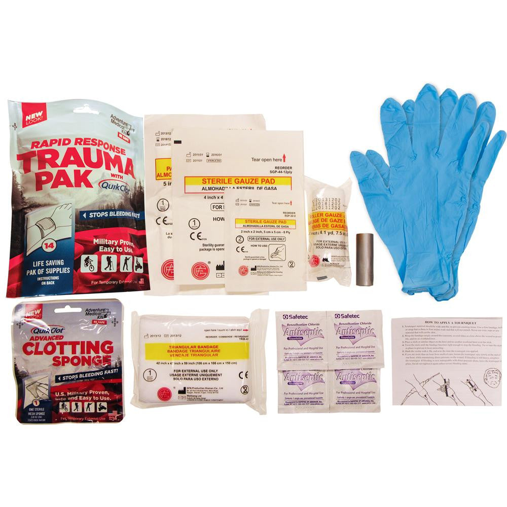 Adventure Medical Rapid Response Trauma Pak w-QuikClot®