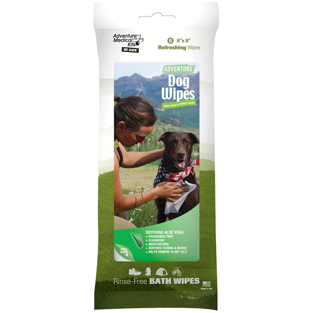 Adventure Medical Adventure Dog Wipes - 8" x 8" - 8-Pack