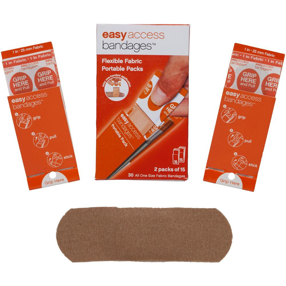 Adventure Medical Easy Access Bandages™ - Fabric - 1" x 3" Strips - 30 Count