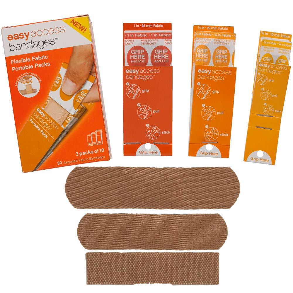 Adventure Medical Easy Access Bandages™ - Fabric - Assorted Pack - 30 Count