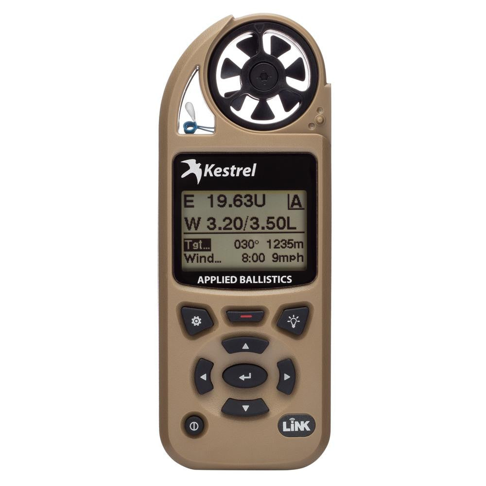 Kestrel 5700AB Elite Weather Meter w-Applied Ballistics + Link - Desert Tan
