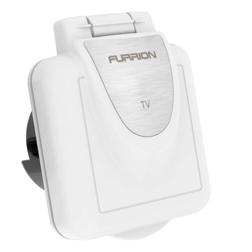 Furrion TV Inlet Square White Non-Mettallic