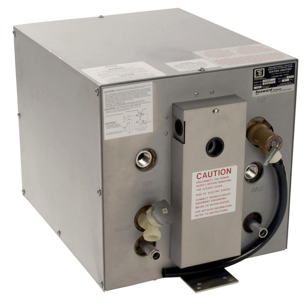 Whale Seaward 6 Gal Hot Water Heater W-Front Heat Exchanger Galvanized Exterior
