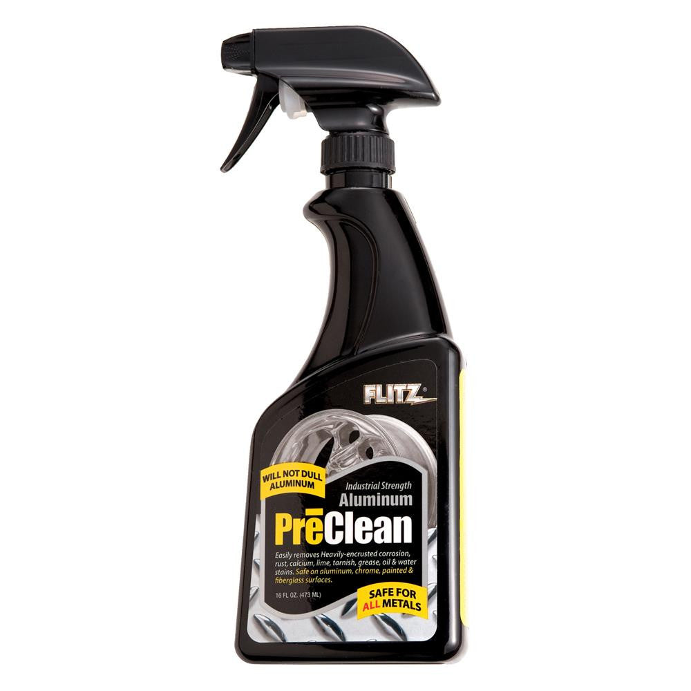 Flitz Metal Pre-Clean - All Metals Icluding Stainless Steel - 16oz Spray Bottle