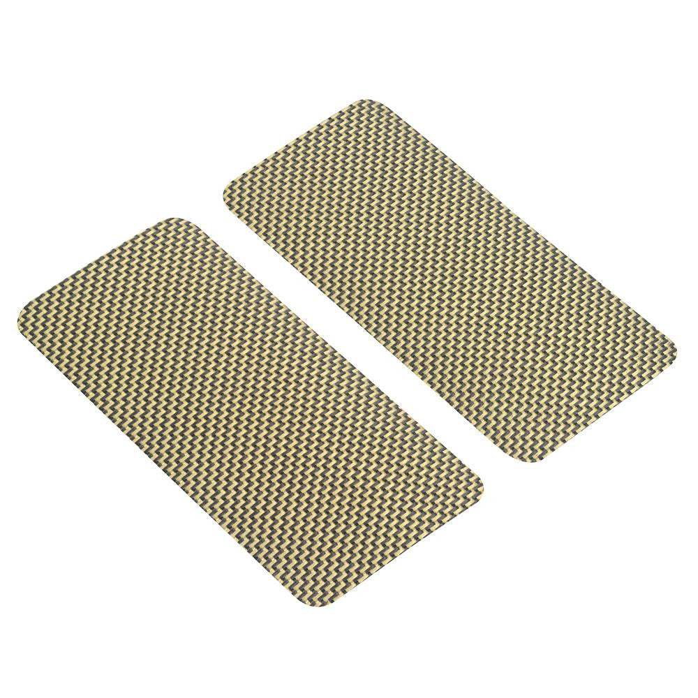 Barton Marine Kevlar Fiber Rectangular Wear Pads - 2-Pack - 98 x 208mm (3-7-8" x 8-3-16")