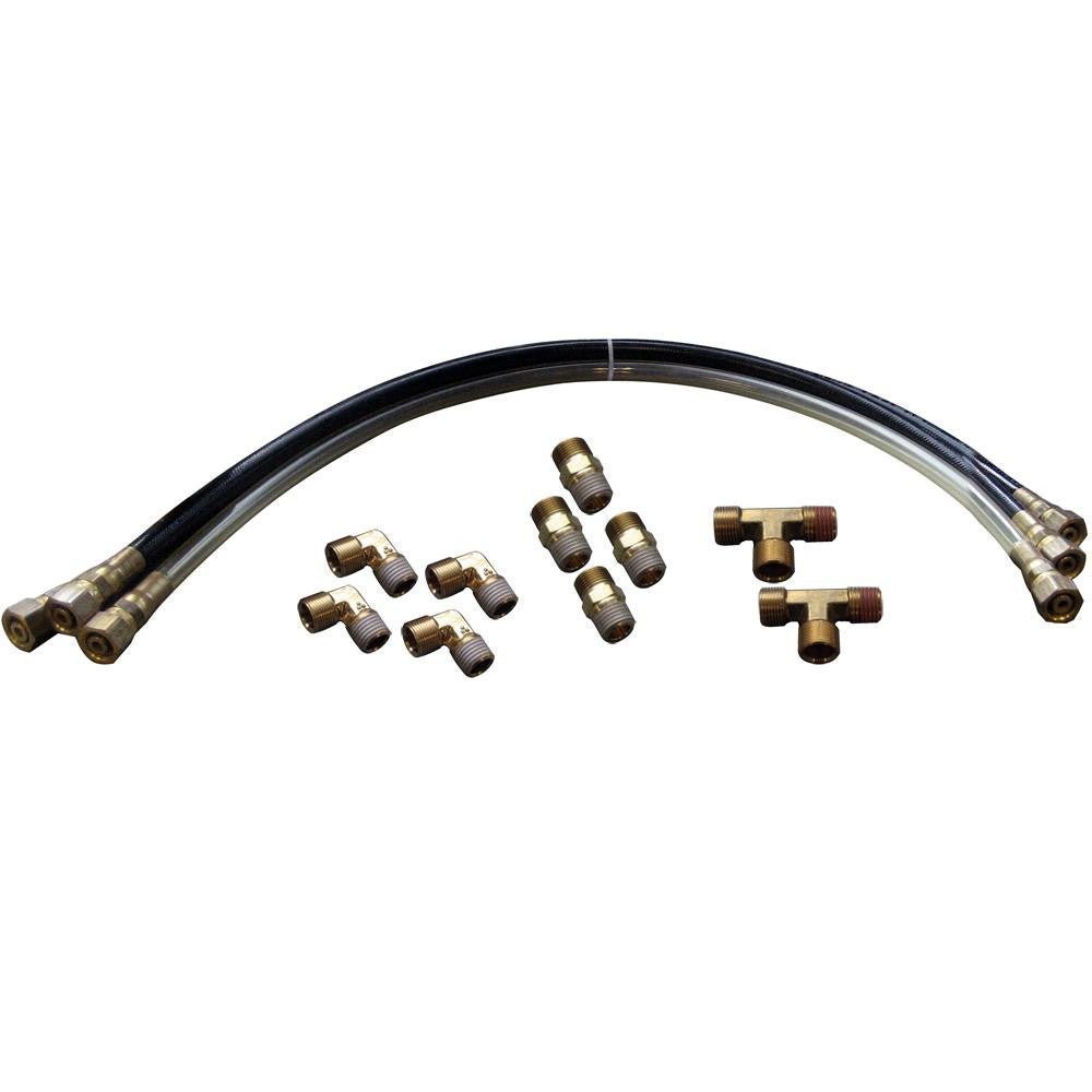 SI-TEX Autopilot Hydraulic Steering Installation Kit w-Hoses & Fittings