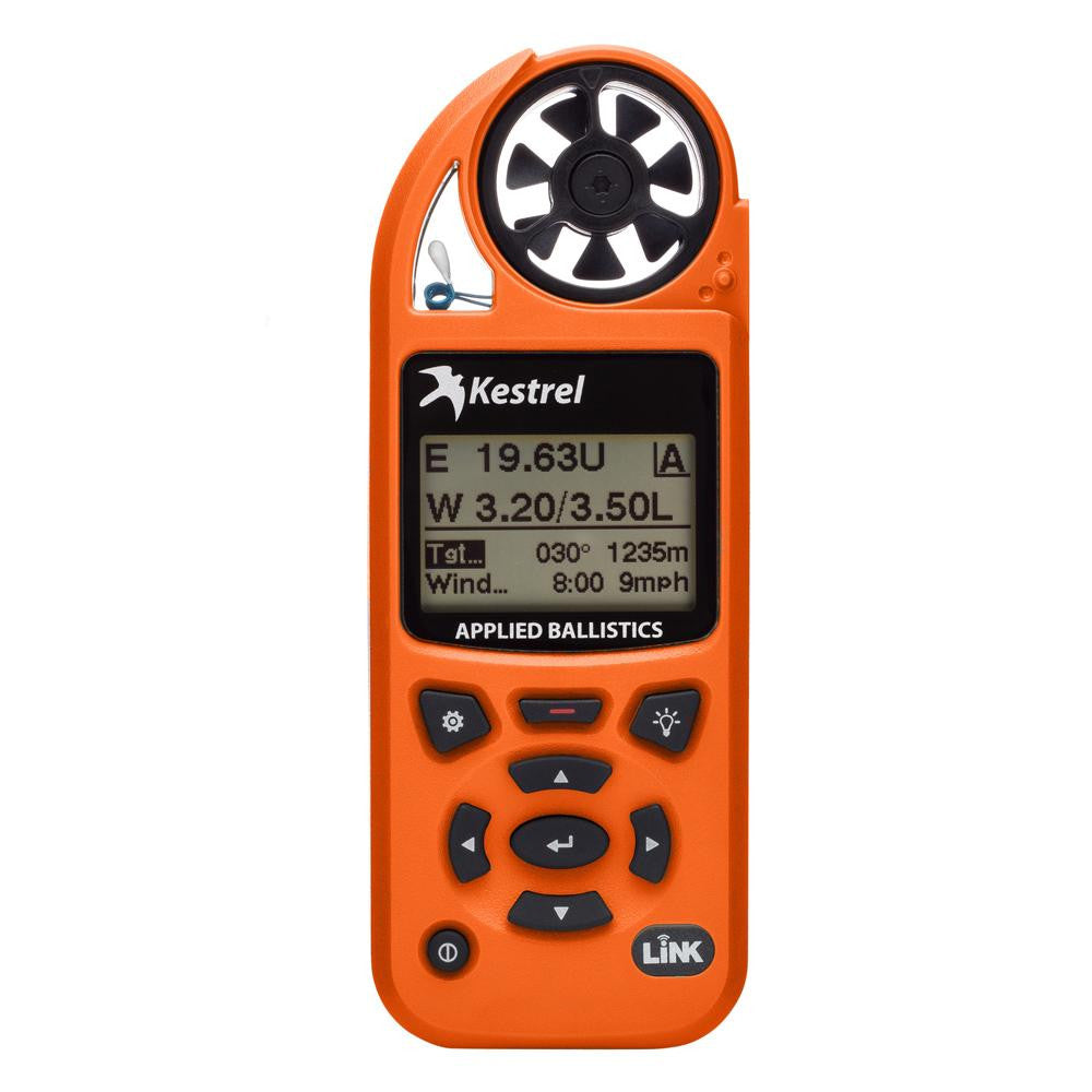 Kestrel 5700AB Elite Weather Meter w-Applied Ballistics + Link - Blaze Orange