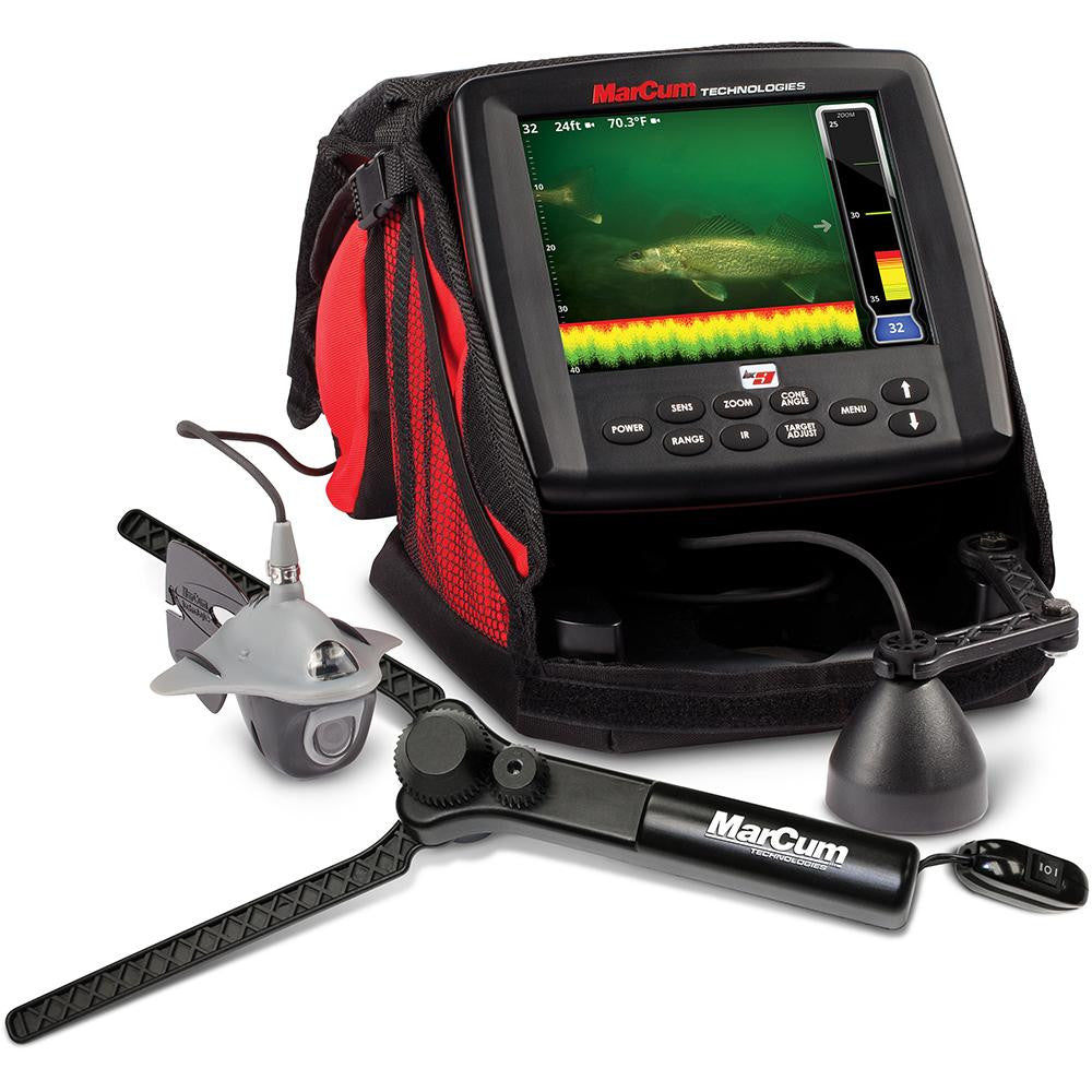 MarCum LX-9 Digital Sonar-Camera System - 8" LCD Dual Beam w-OSD Camera