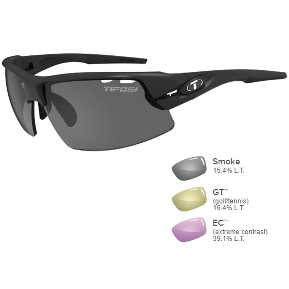 Tifosi Crit Matte Black - Smoke-GT™-EC™