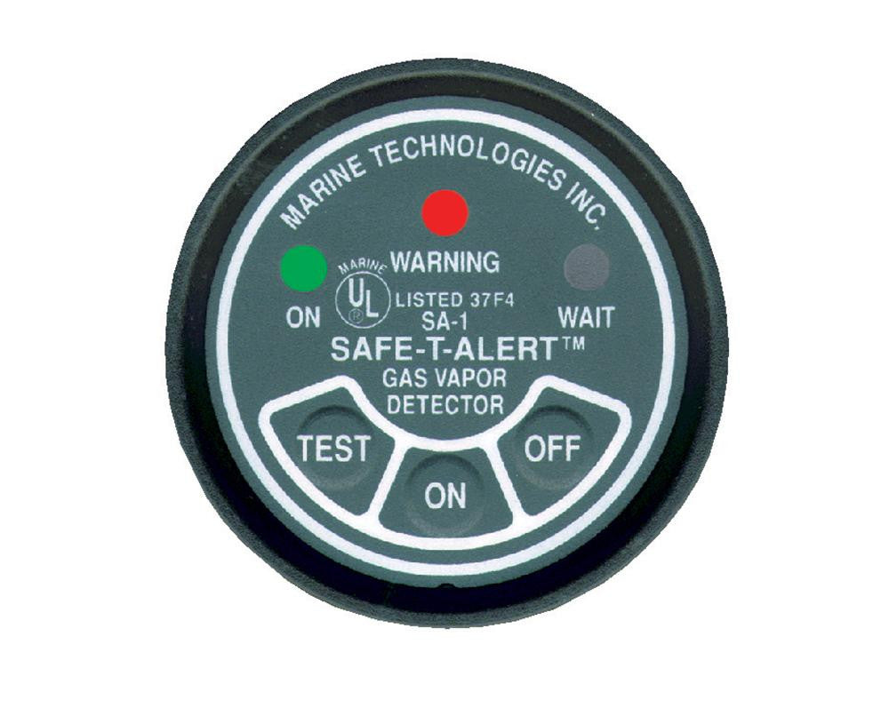Safe-T-Alert Gas Fume Vapor Detector - In-Dash - 2" Instrument Case - Black