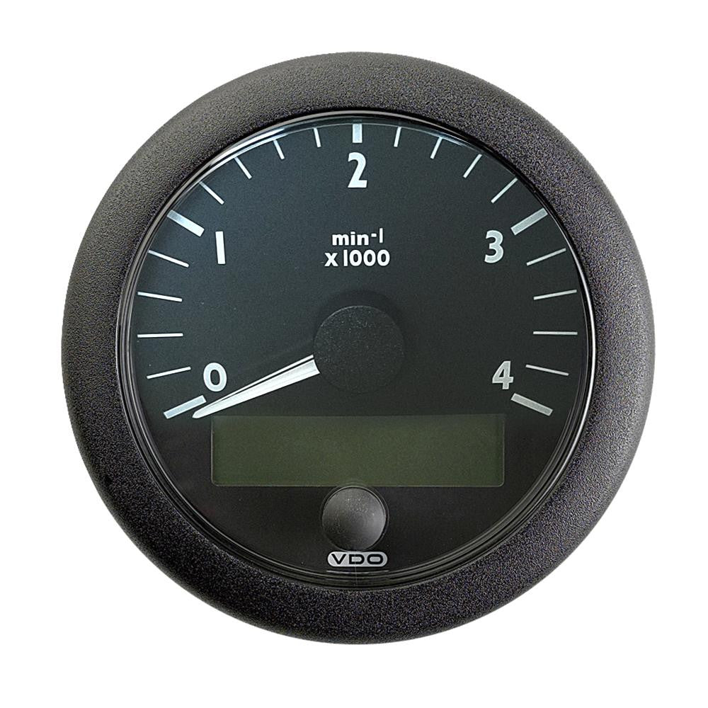 VDO Ocean Link J1939 4,000 RPM 3-3-8" (85mm) - 12-24V Master Tachometer