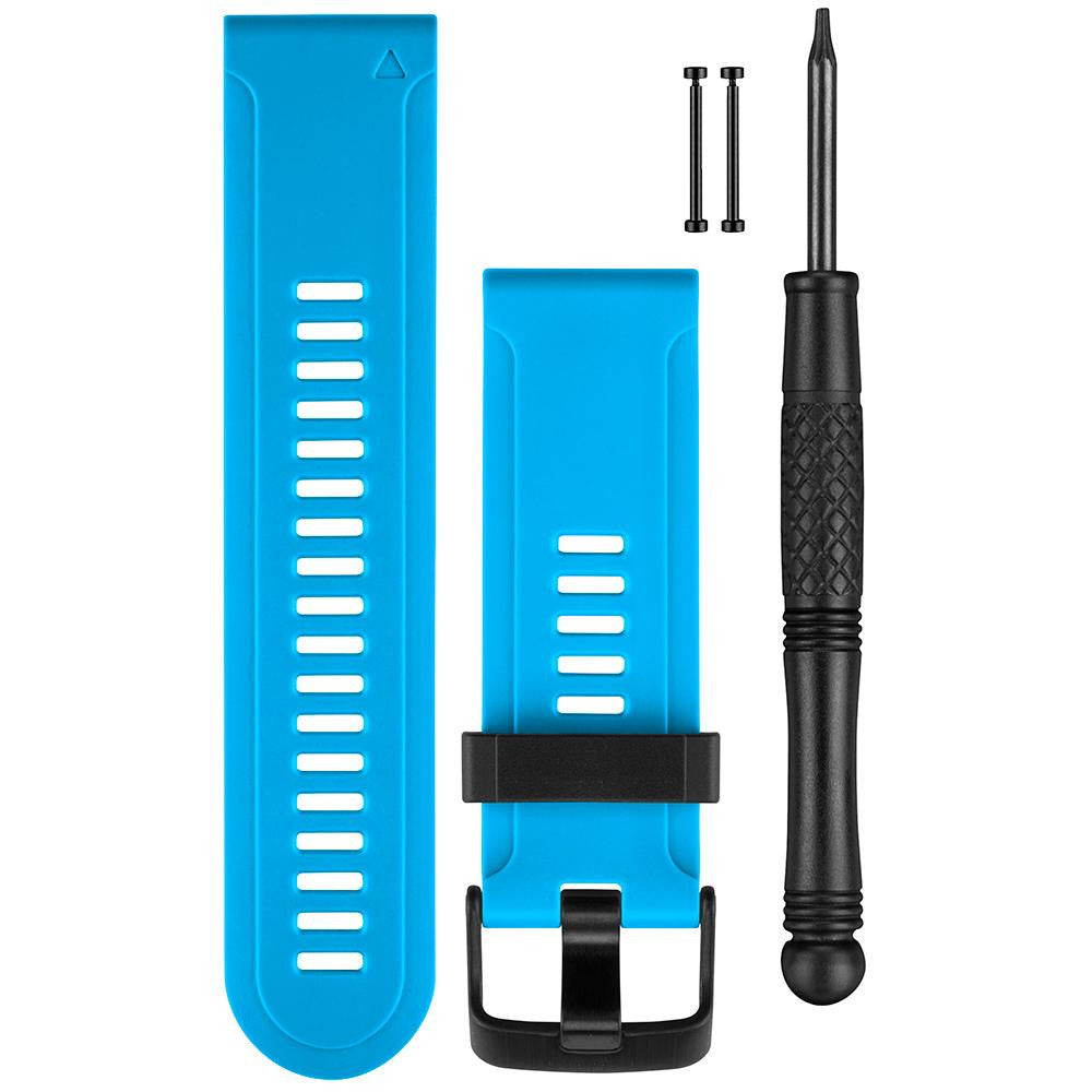 Garmin Replacement Watch Bands - Blue Silicone