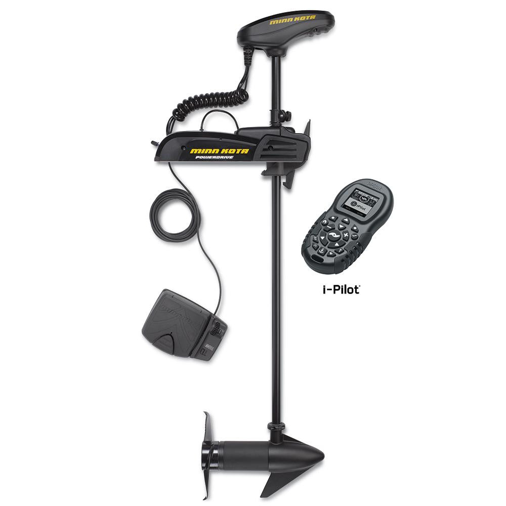 Minn Kota PowerDrive 55 Trolling Motor w-i-Pilot & Bluetooth - 12V-55lb-54"