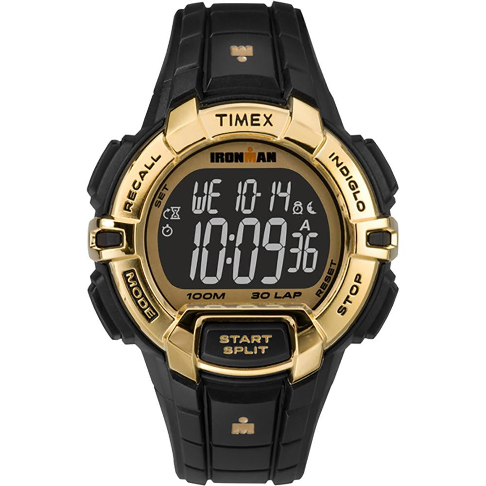 Timex IRONMAN® Rugged 30 Format Standard Watch - Gold-Black