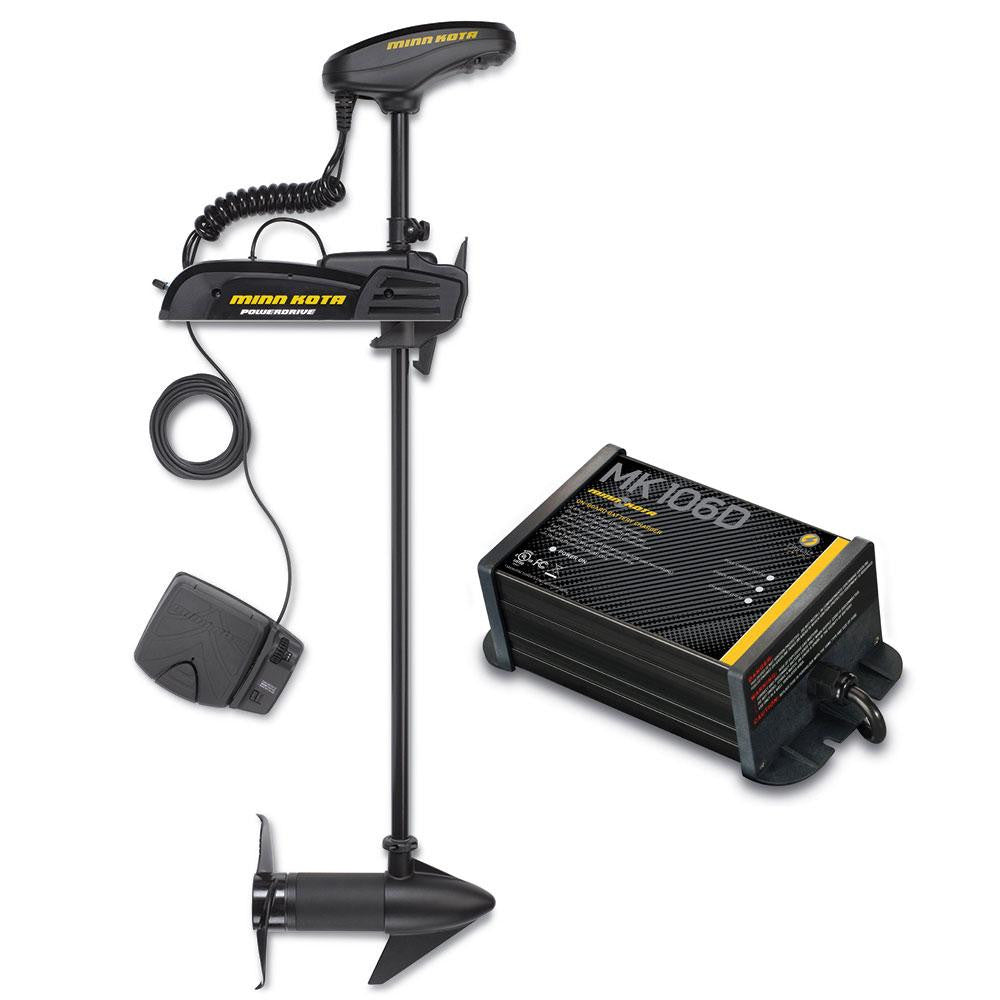 Minn Kota Powerdrive 55_BT - 12v-55lb-54" w- Free MK-106D On-Board Charger