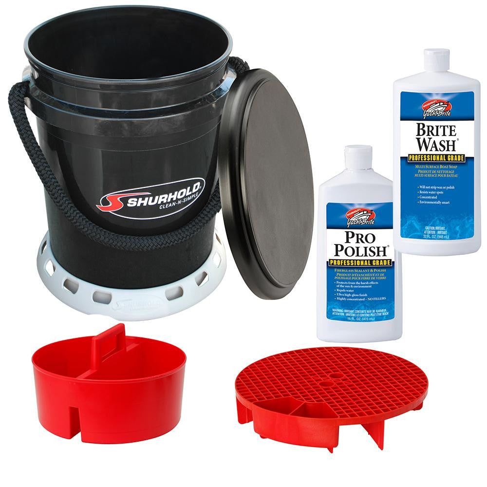 Shurhold Ultimate Bucket Kit Wash & Wax Promo - Exclusive Product