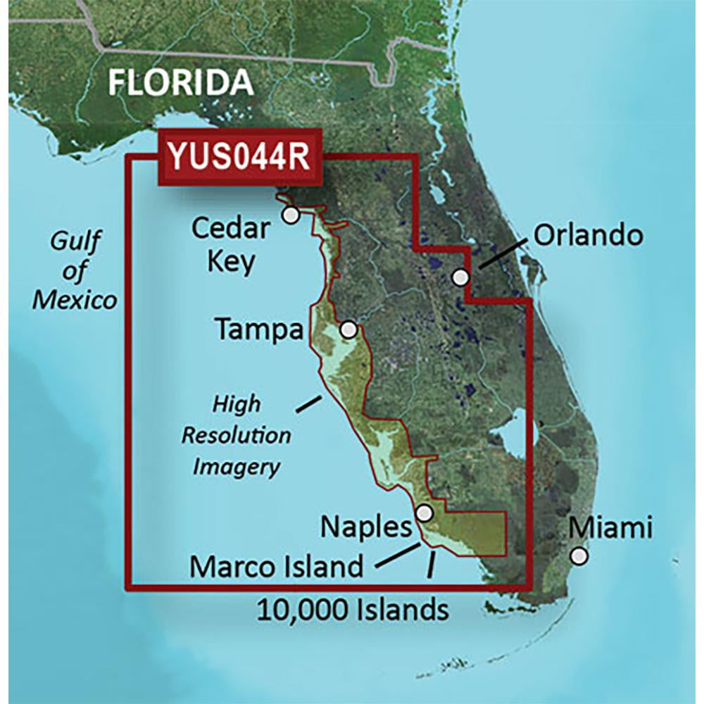 Garmin BlueChart® g2 HD w-High Resolution Satellite Imagery - Florida Gulf Coast
