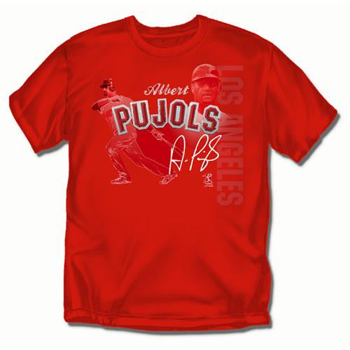Los Angeles Angels MLB Albert Pujols #5 Players Boys Tee (Medium)