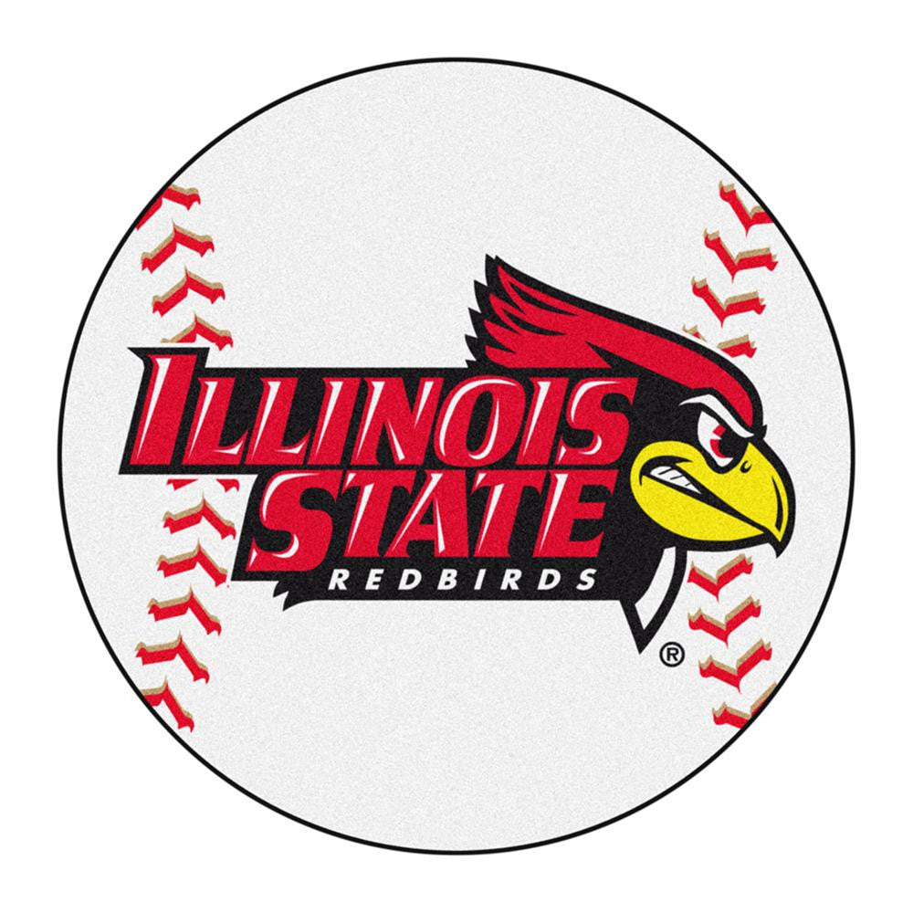 Illinois State Redbirds NCAA Baseball Round Floor Mat (29)