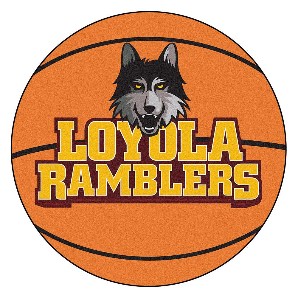 Loyola Illinois Ramblers NCAA Basketball Round Floor Mat (29)