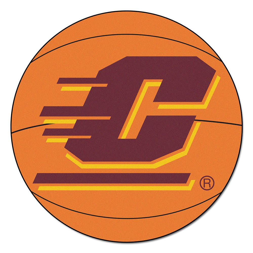 Central Michigan Chippewas NCAA Basketball Round Floor Mat (29)