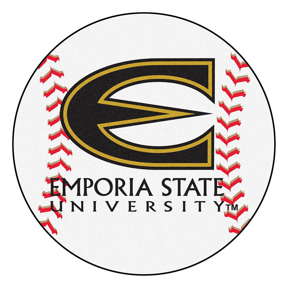 Emporia State University NCAA Baseball Round Floor Mat (29)