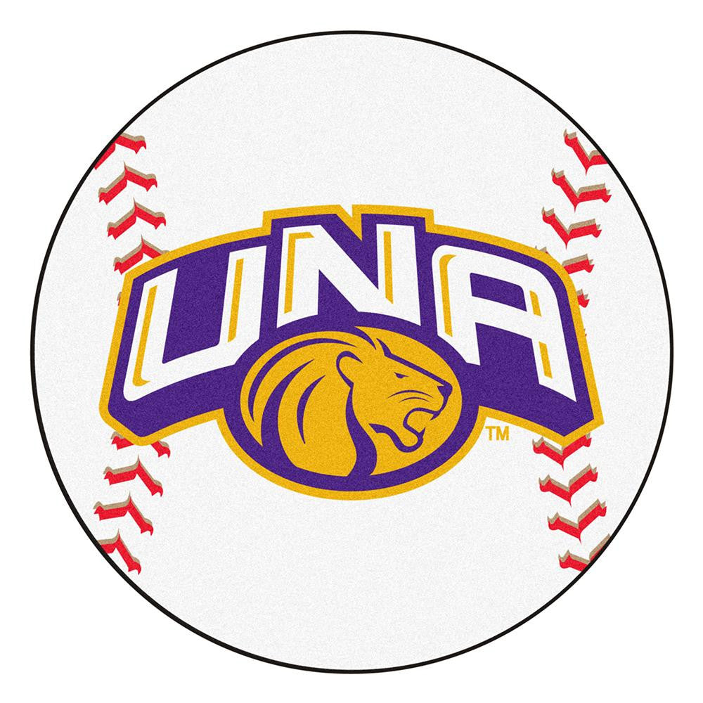 North Alabama Lions NCAA Baseball Round Floor Mat (29)