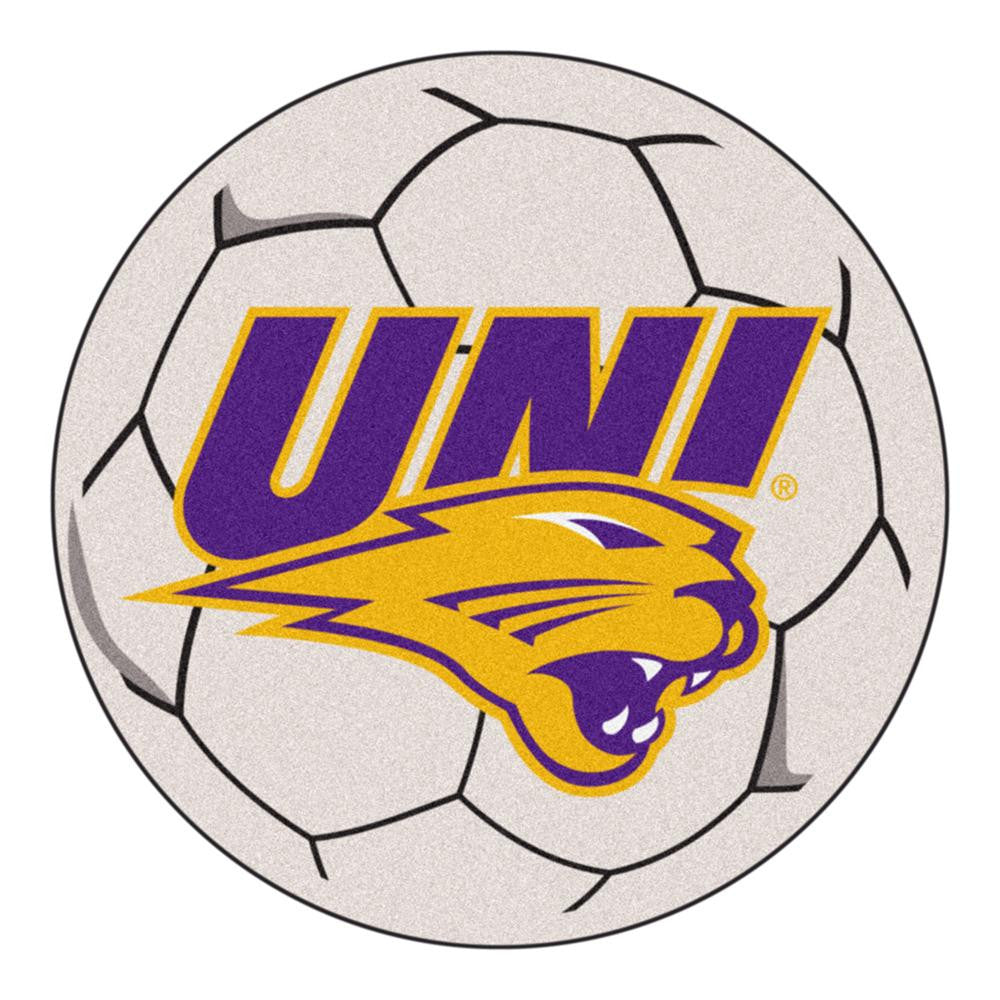 Northern Iowa Panthers NCAA Soccer Ball Round Floor Mat (29)