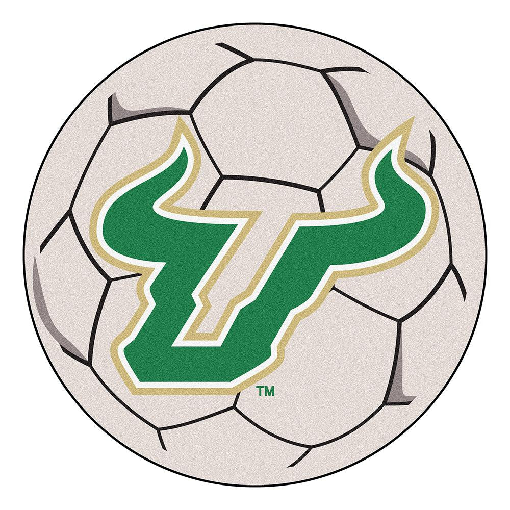 South Florida Bulls NCAA Soccer Ball Round Floor Mat (29)