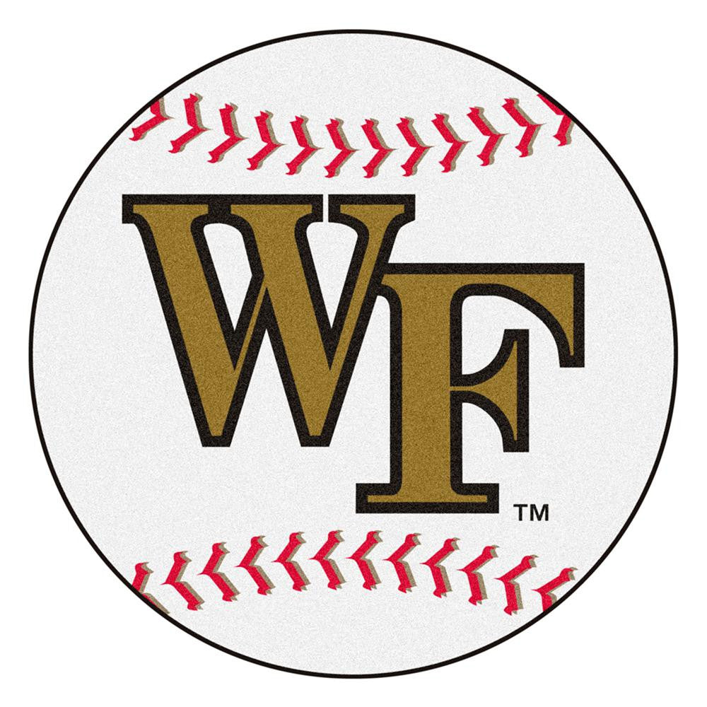 Wake Forest Demon Deacons NCAA Baseball Round Floor Mat (29)