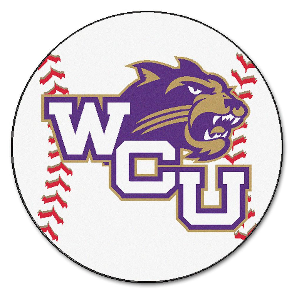 Western Carolina Catamounts NCAA Baseball Round Floor Mat (29)