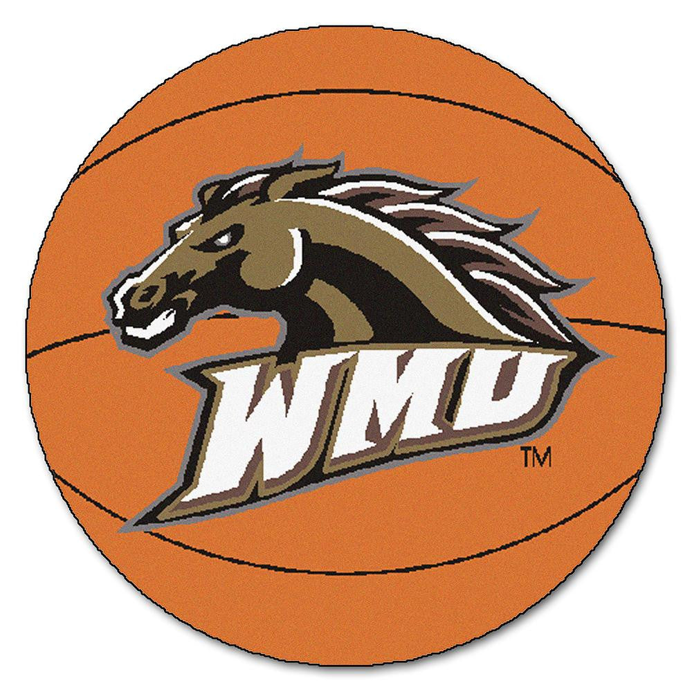 Western Michigan Broncos NCAA Basketball Round Floor Mat (29)