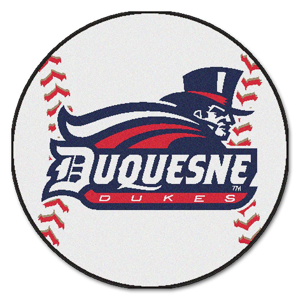 Duquesne Dukes NCAA Baseball Round Floor Mat (29)