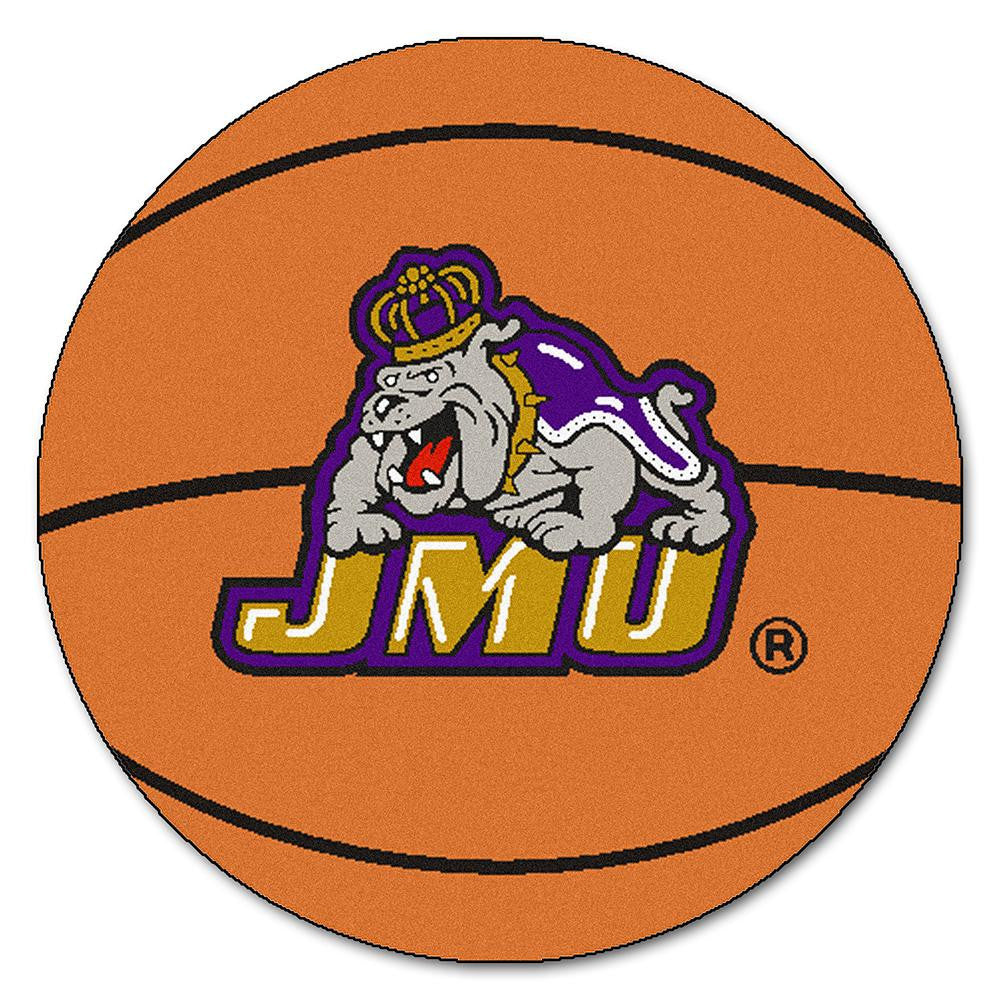 James Madison Dukes NCAA Basketball Round Floor Mat (29)